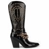 * Jeffrey Campbell Estefan Crinkle Gold Boots