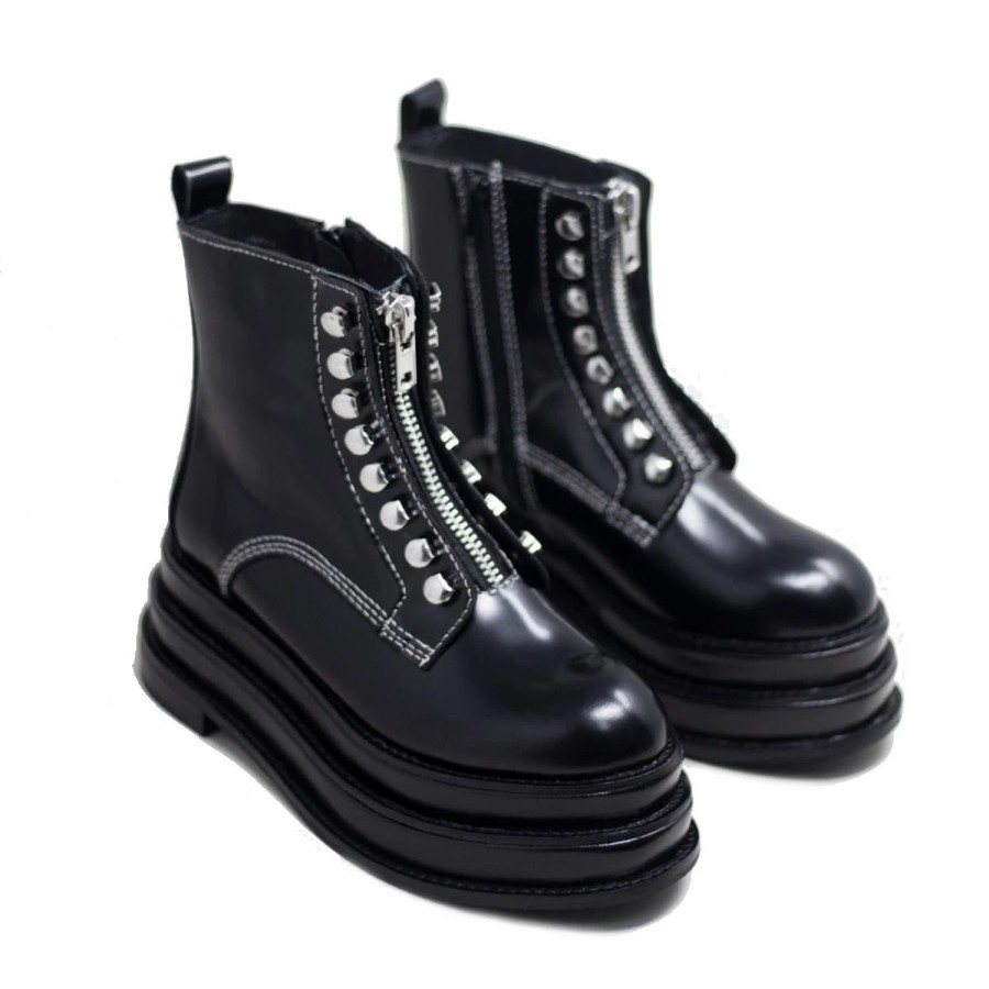 * Jeffrey Campbell Locura Black Boots Boots