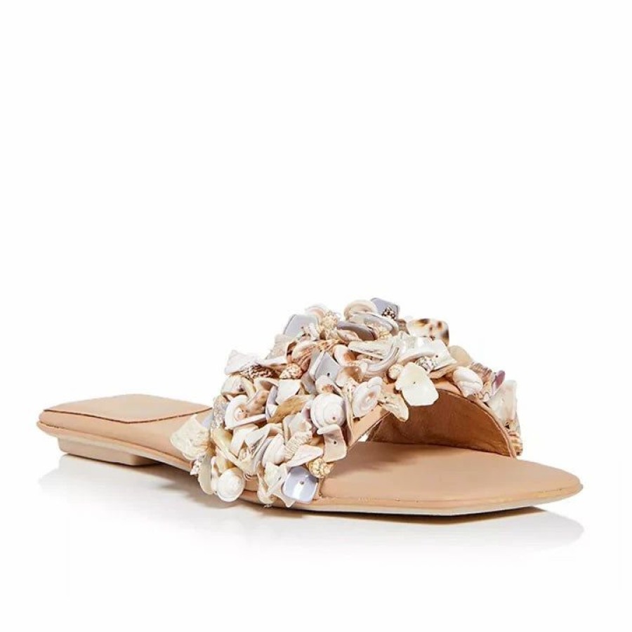 * Jeffrey Campbell Shellsea Natural Flat Flats