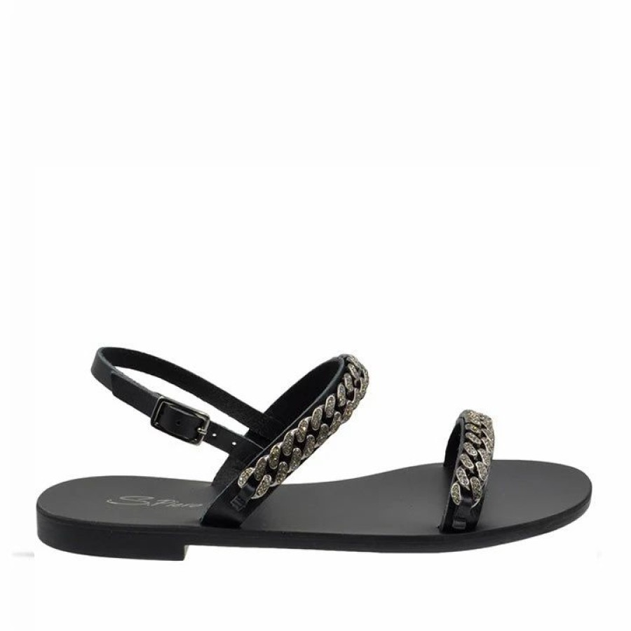 * S.Piero E1-093 Black Sandals Sandals