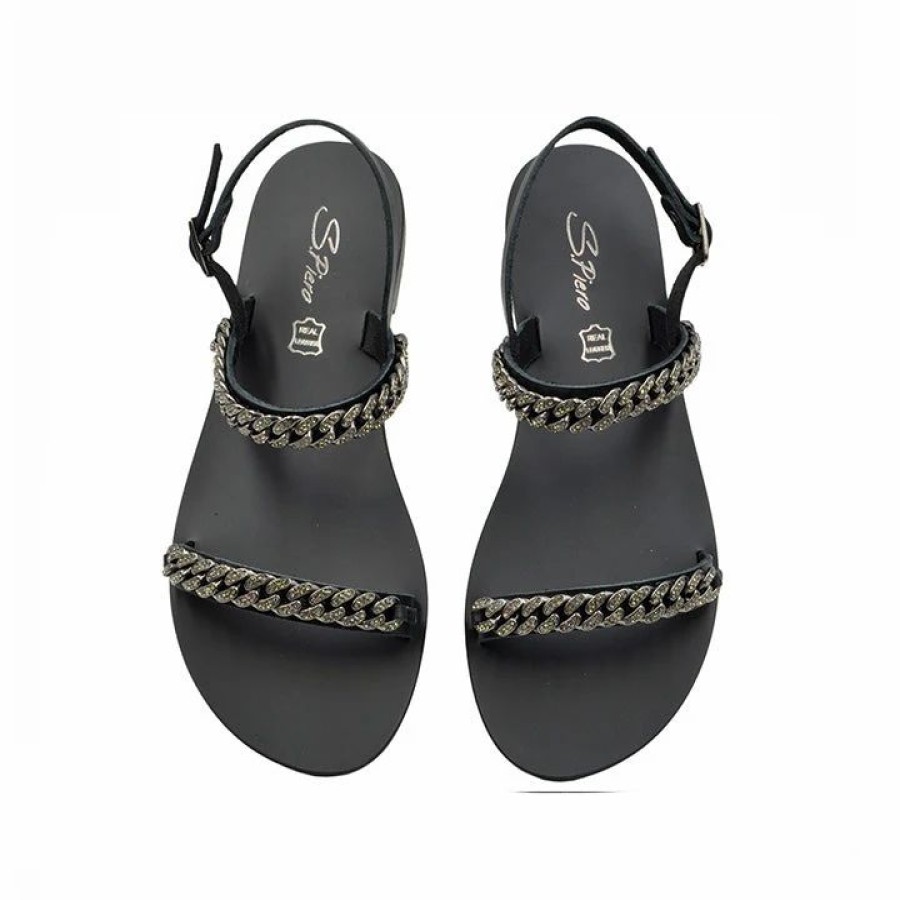 * S.Piero E1-093 Black Sandals Sandals