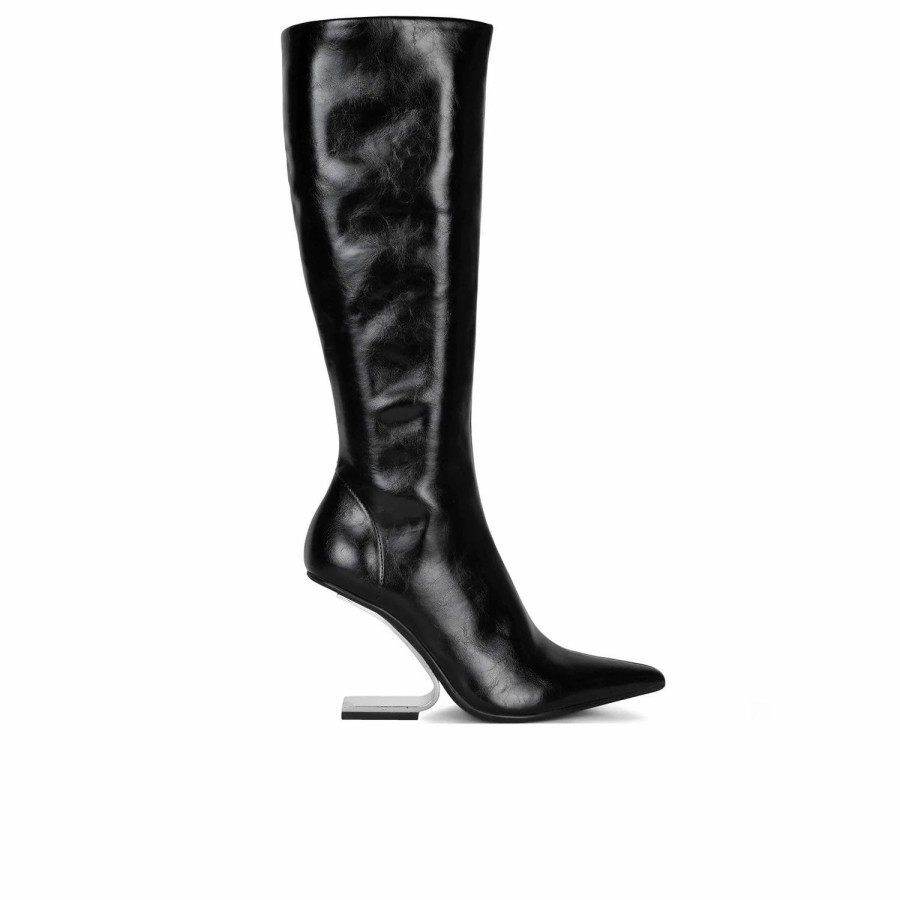 * Jeffrey Campbell Comp Ass Black Boots