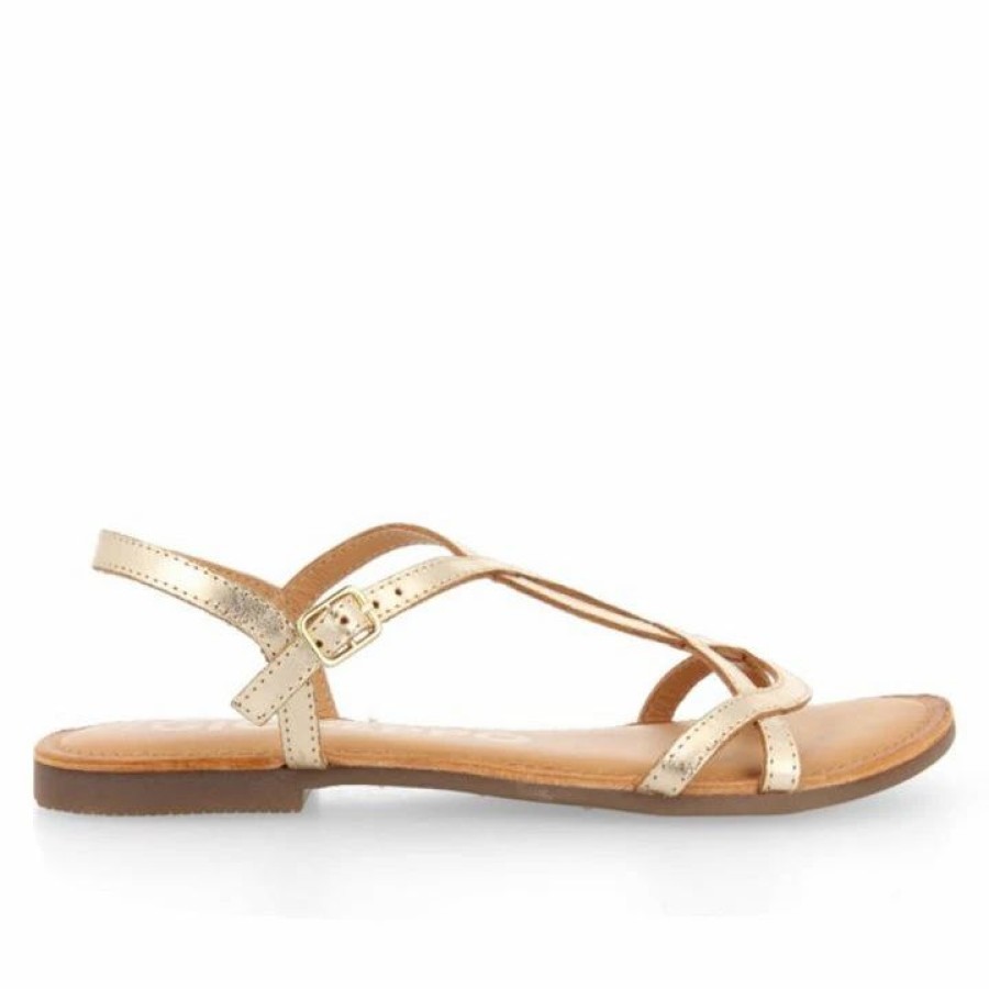 * Gioseppo Lamim Gold Sandals Sandals