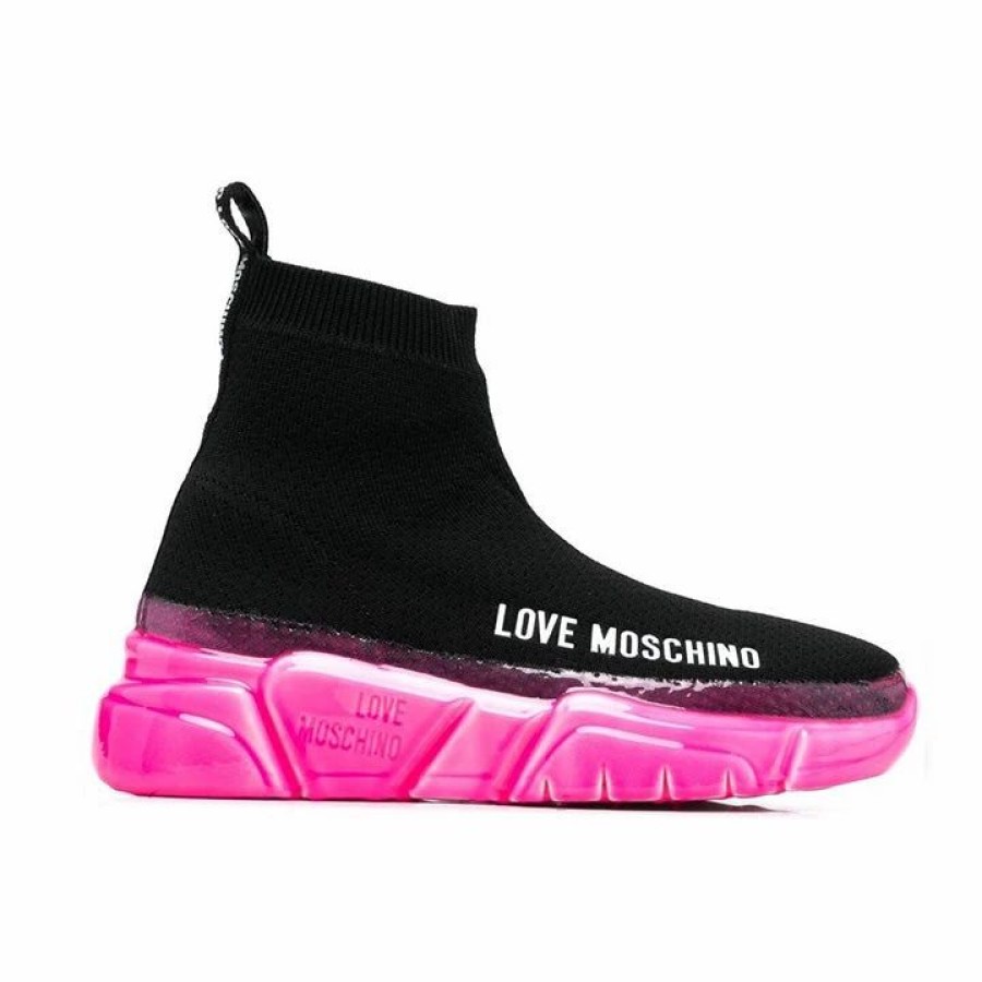 * Love Moschino Fuschia Sole Sock Sneakers Sneakers