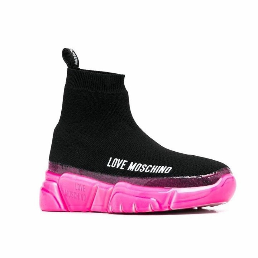 * Love Moschino Fuschia Sole Sock Sneakers Sneakers