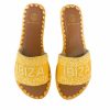 * De Siena Ibiza Beaded Yellow Flats Flats