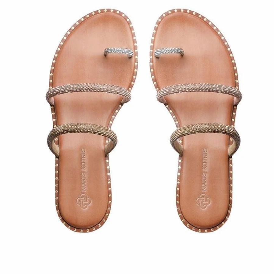 * Makis Kotris T4-010 Rosegold Sandals Sandals