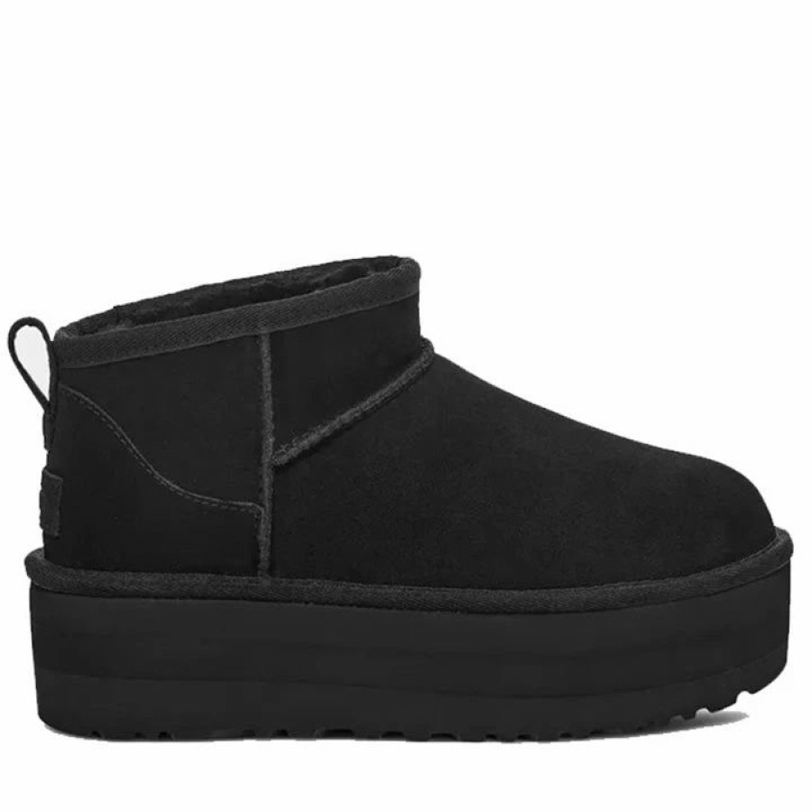 * Ugg Ultra Mini Black Platform Boots Boots