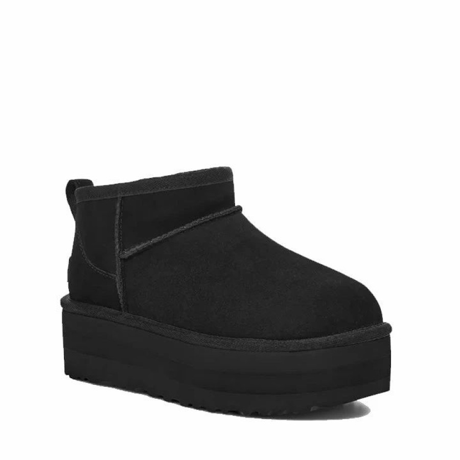 * Ugg Ultra Mini Black Platform Boots Boots