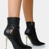 * Public Desire Jalan Black Pu Boots