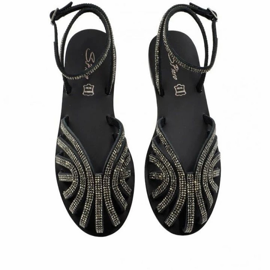 * S.Piero E1-088 Black Sandals Sandals