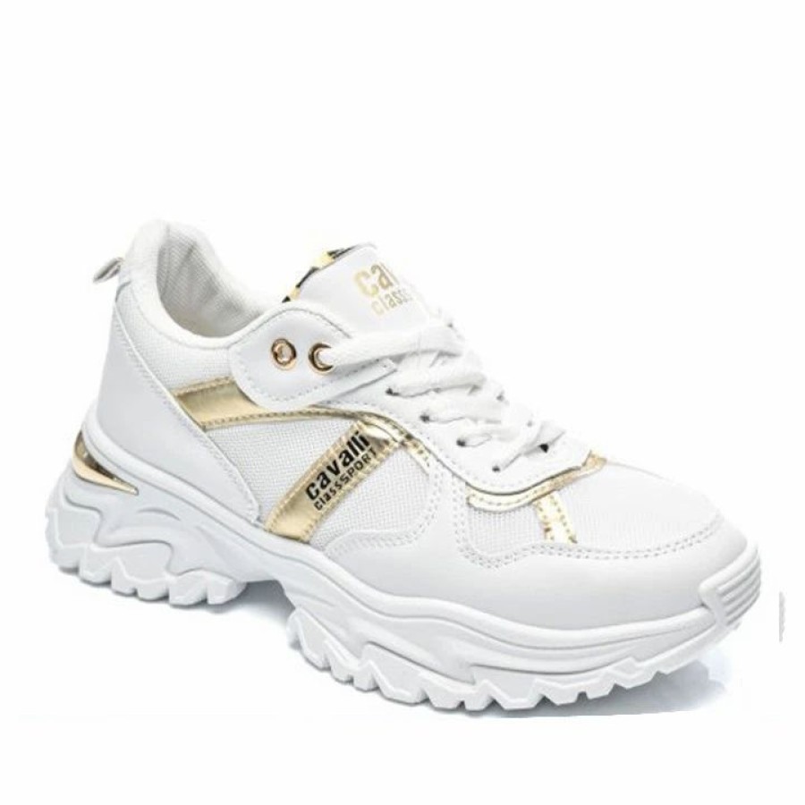 * Cavalli Class Sport Runner White Sneakers Sneakers