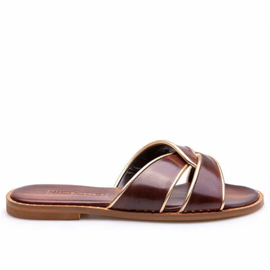 * Makis Kotris 04-628 Brown Flats Flats