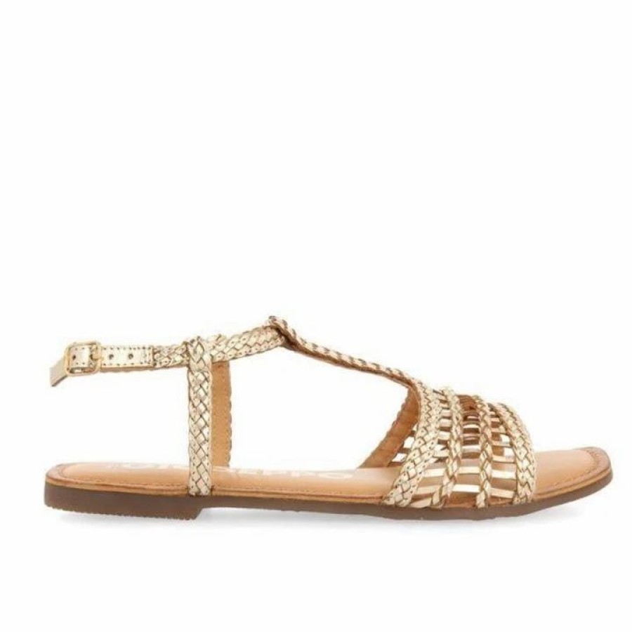 * Gioseppo Icarai Gold Sandals Sandals