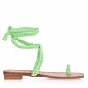 * Uza Green Braided Sandals Sandals