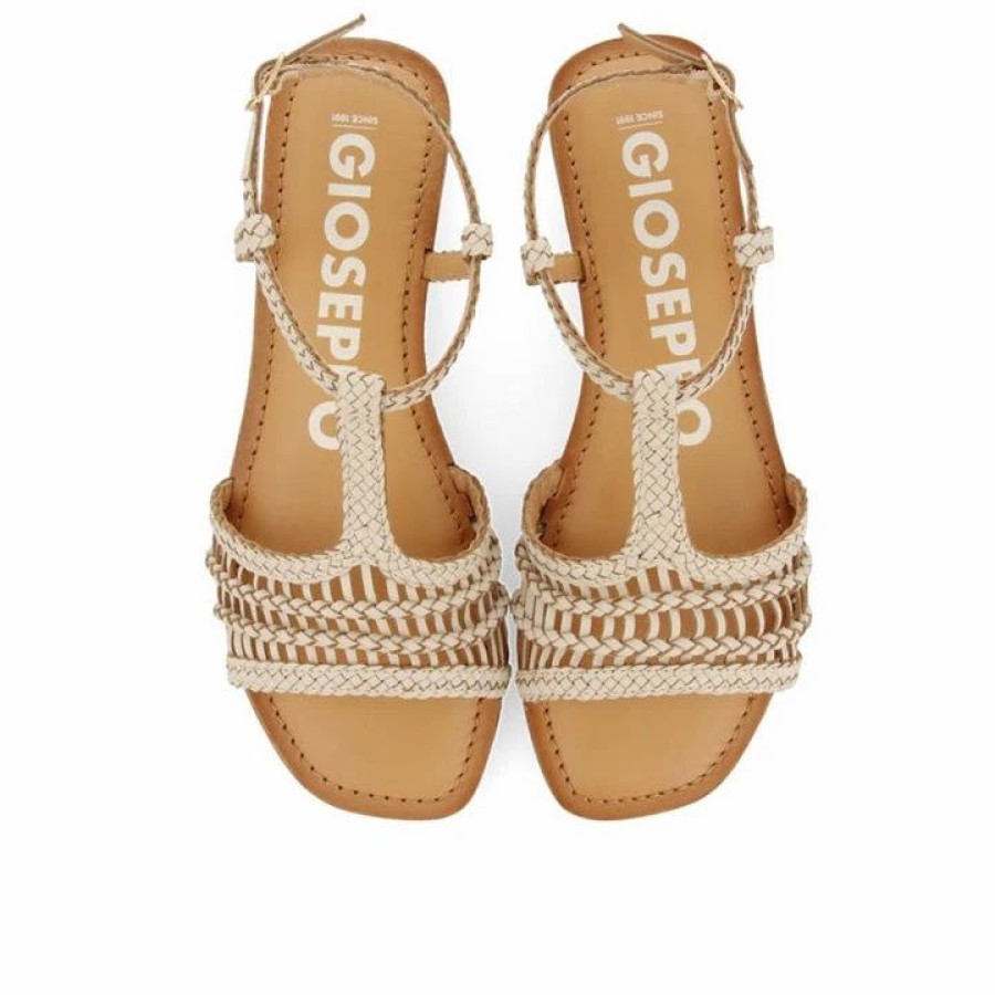 * Gioseppo Icarai Off-White Sandals Sandals