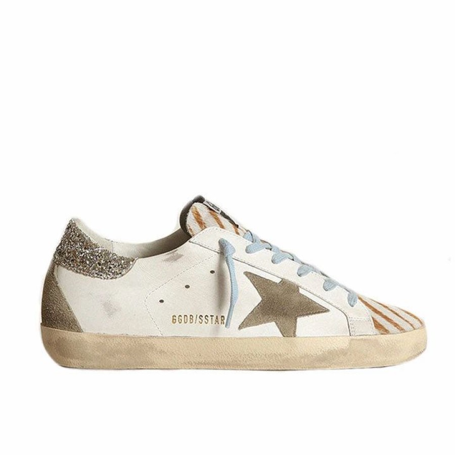 * Golden Goose Superstar Classic Spur Glitter Sneakers