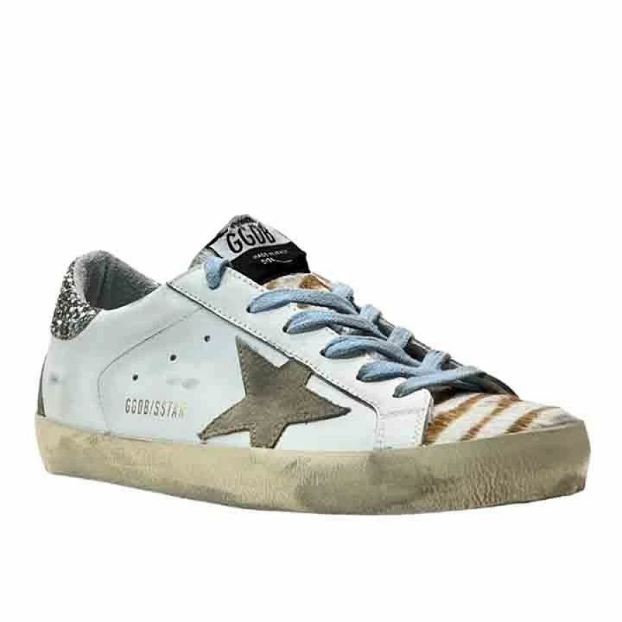 * Golden Goose Superstar Classic Spur Glitter Sneakers