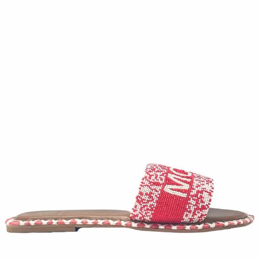 * De Siena Monte Carlo Beads Red Flats Flats