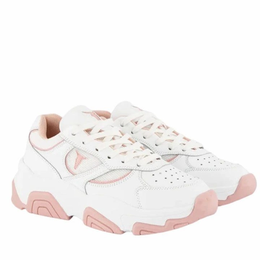 * Windsor Smith Ghosted White-Pink Sneakers Sneakers