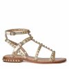 * Ash Double Nappa Light Gold Sandals Sandals