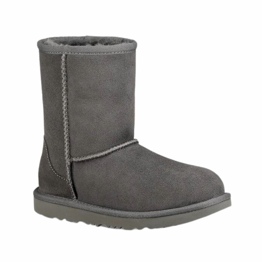 * Ugg Grey Classic Short Ii Kids Boots