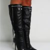 * Public Desire Cardi Black Pu Boots