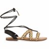 * Gioseppo Davao Black Braided Sandals Sandals