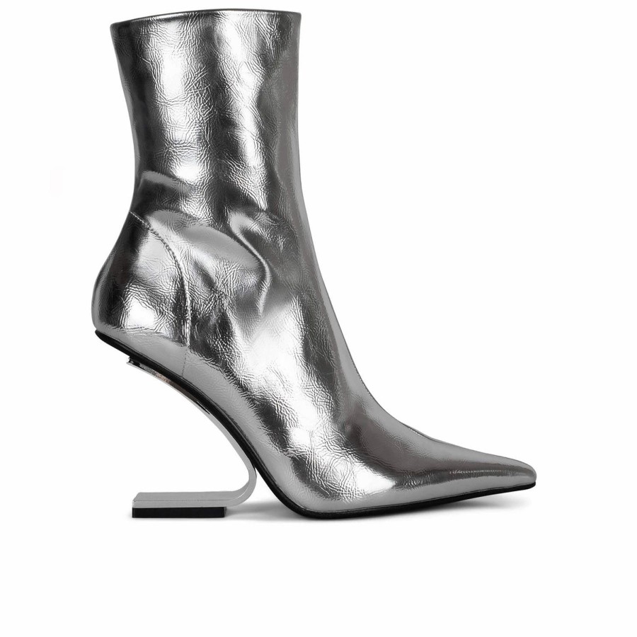 * Jeffrey Campbell Compass Silver Boots