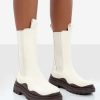 * Public Desire Cherry Off White Boots