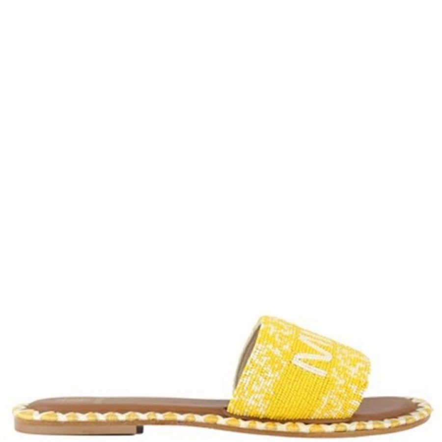 * De Siena Miami Beads Yellow Flats Flats