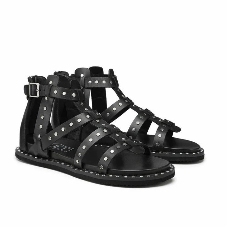 * Cult Roshelle 3432 Black With Studs Sandals Sandals