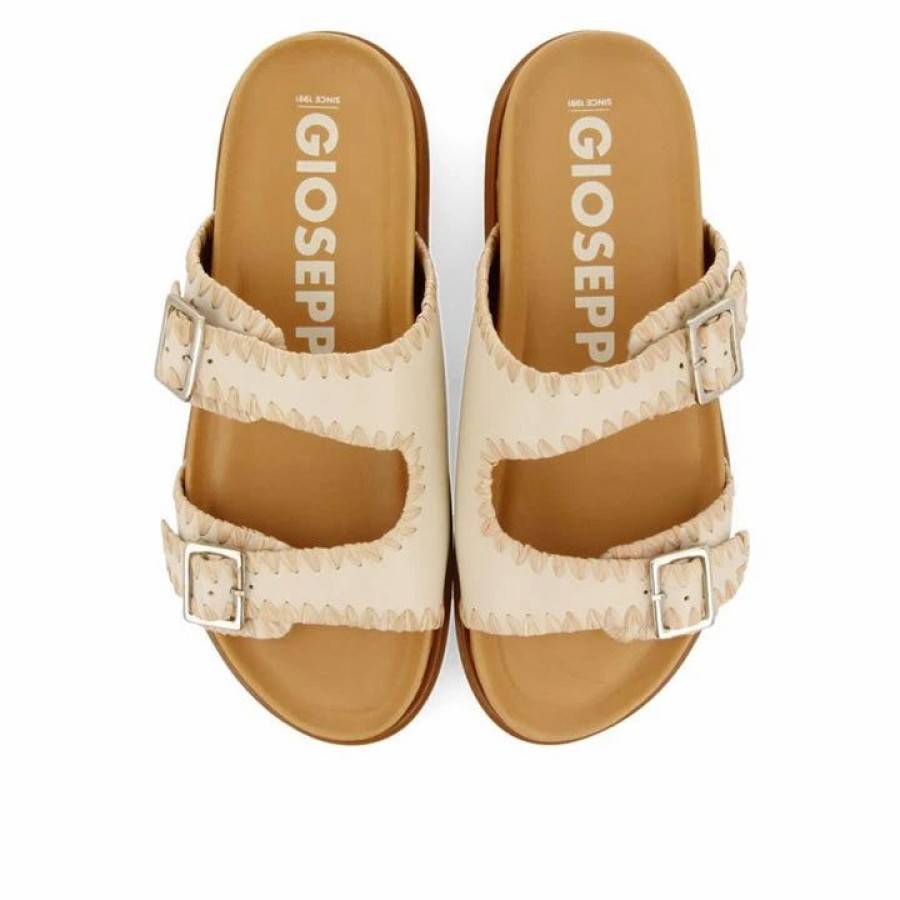 * Gioseppo Pancas Off-White Sandals Sandals