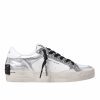 * Crime London Skate Silver Deluxe Sneakers Sneakers