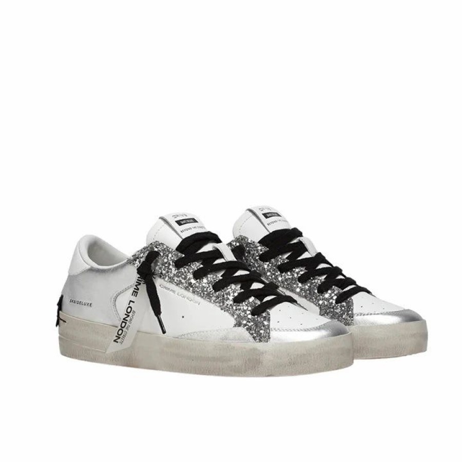 * Crime London Skate Silver Deluxe Sneakers Sneakers