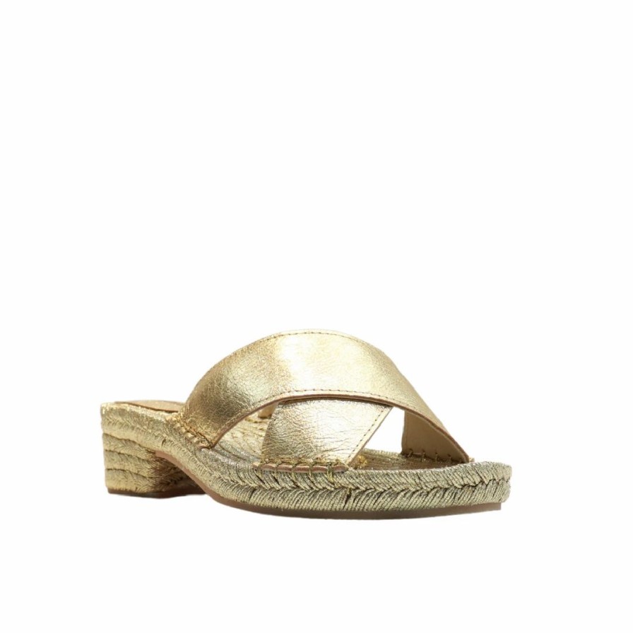 * Jeffrey Campbell Monada Gold Sandals