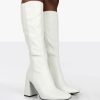 * Public Desire Apology White Boots