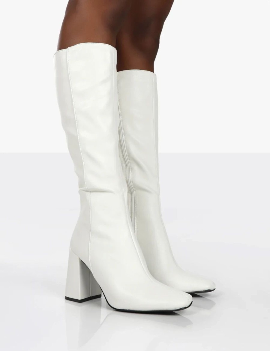 * Public Desire Apology White Boots