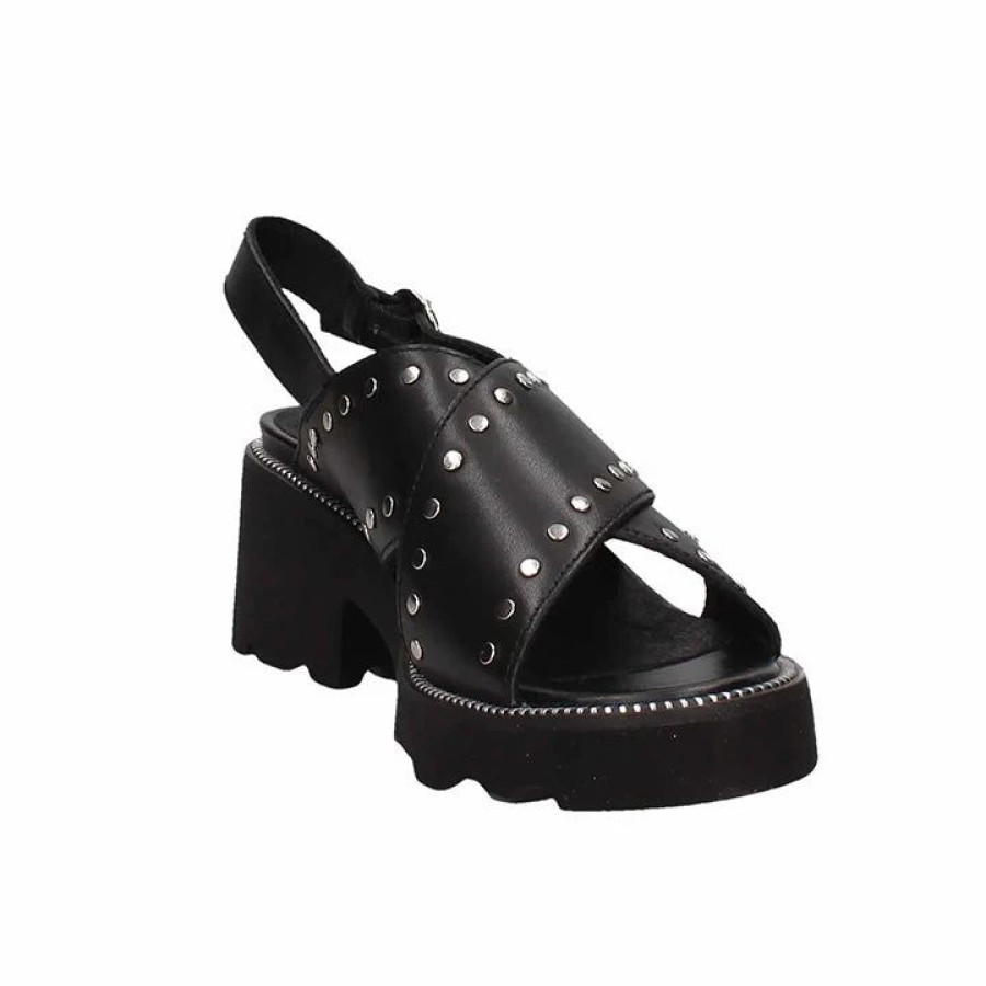 * Cult Grace 3705 Black Studds Sandals Sandals