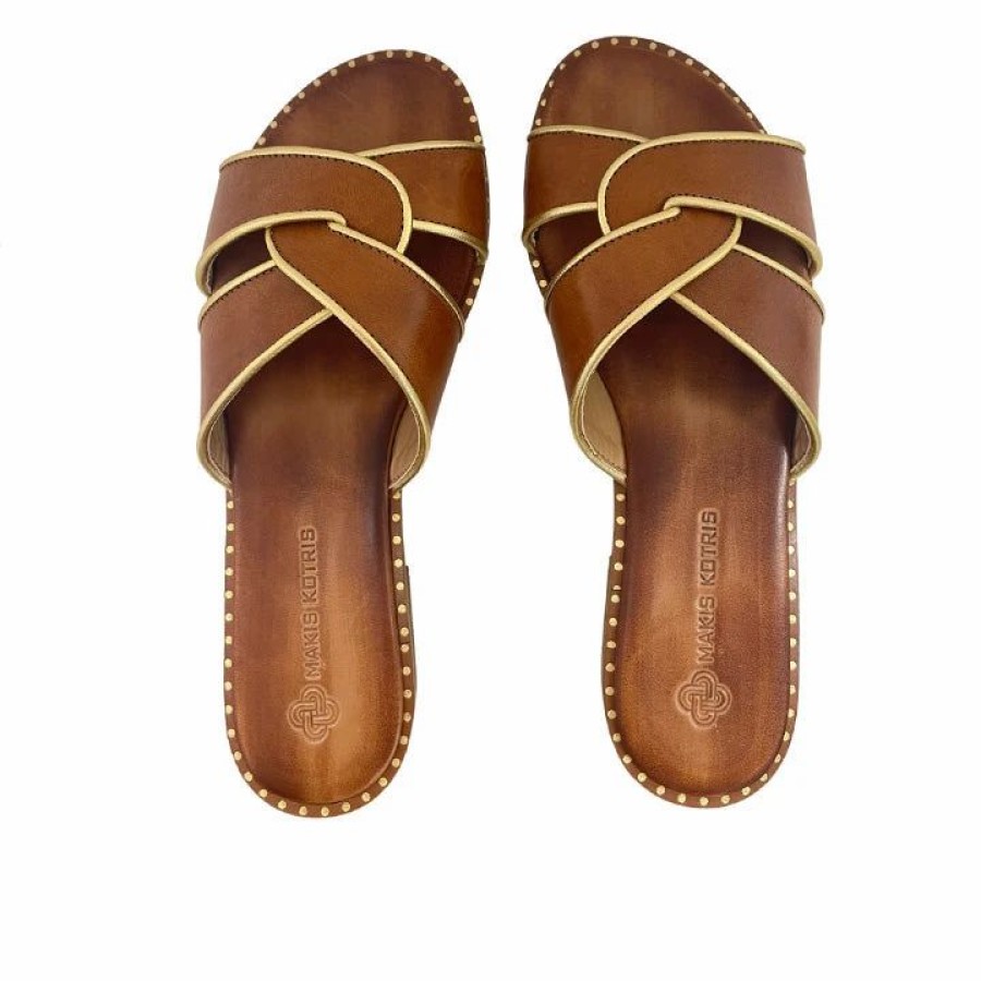 * Makis Kotris 04-628 Caramel Flats Flats