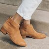 * Soludos Venetian Bootie Tan Suede Boots