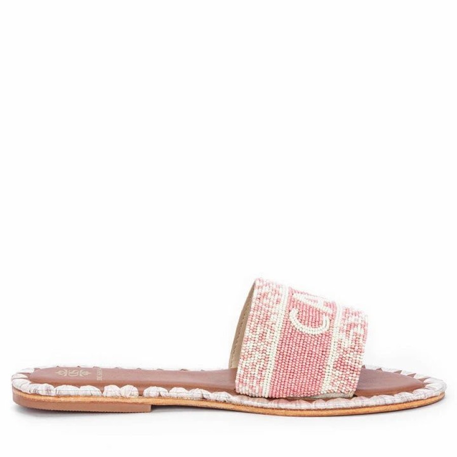 * De Siena Saint Capri Beads Lightpink Flats Flats