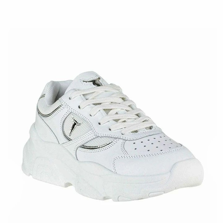 * Windsor Smith Ghosted White/Silver Sneakers Sneakers