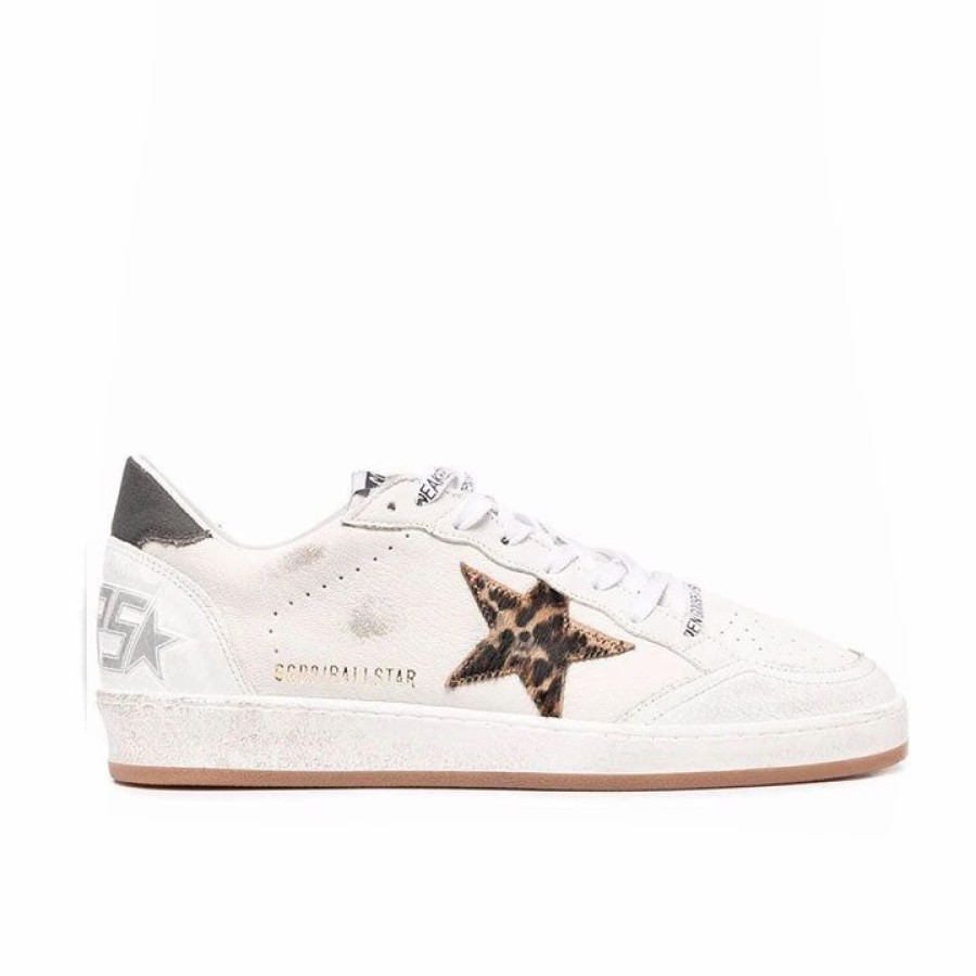 * Golden Goose Ball Star White/Beige Sneakers