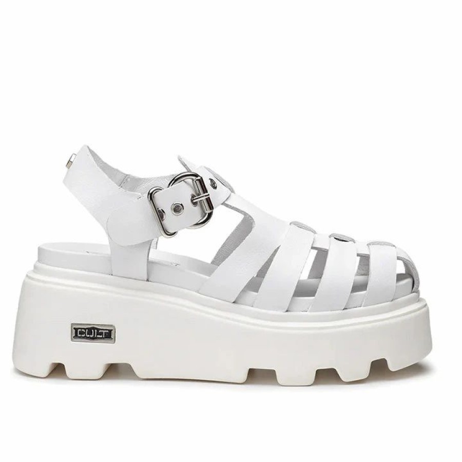 * Cult New Rock 3657 White Sandals Sandals