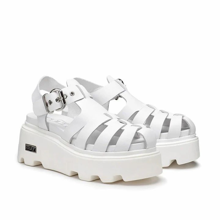 * Cult New Rock 3657 White Sandals Sandals